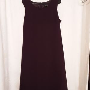 AKC sleeveless dress, sheath, plum
